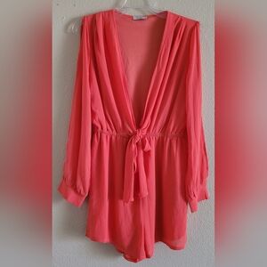 Tobi Sz Small Tie-Waist Romper